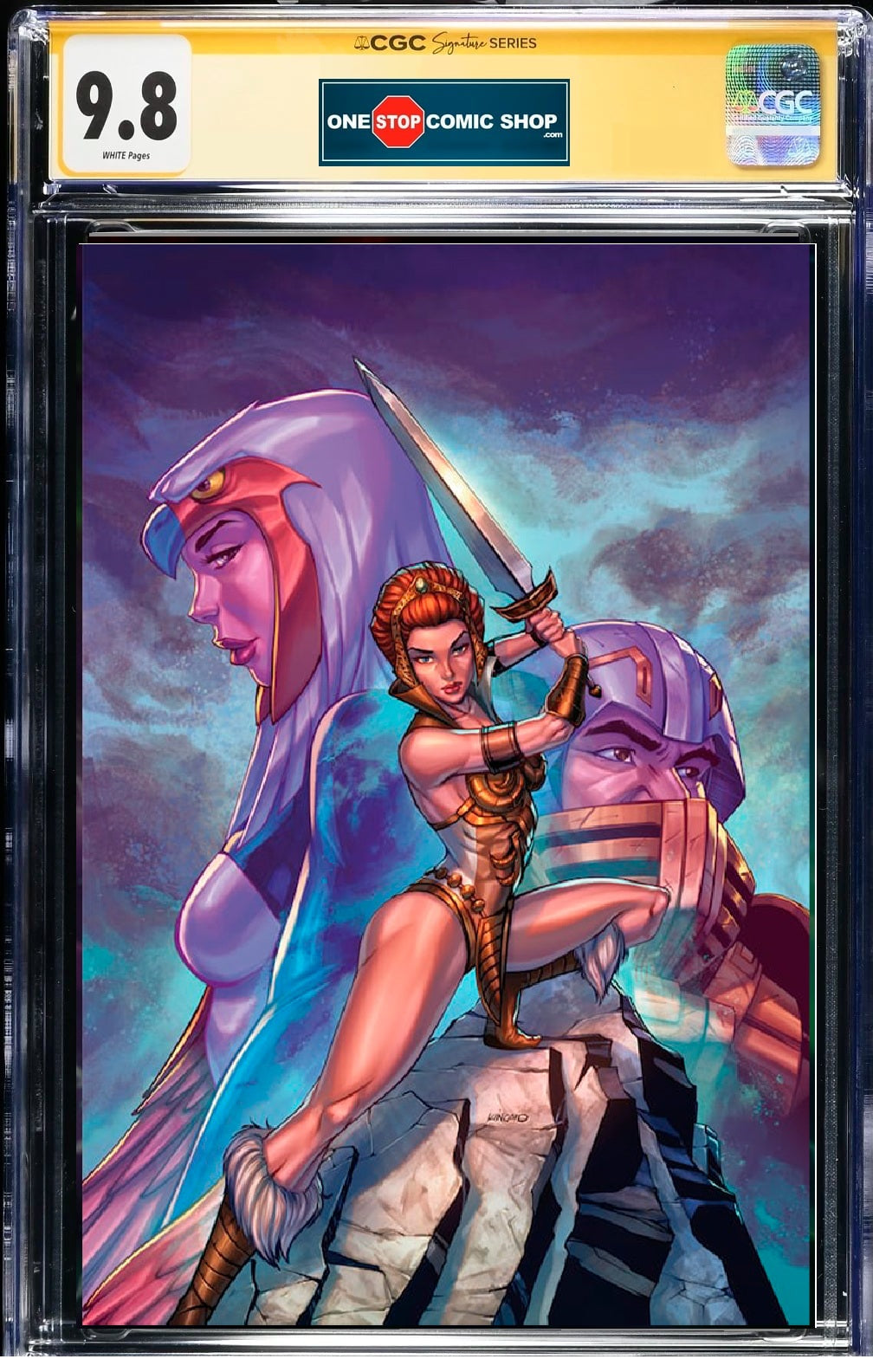 CGC Signature Series 9.8 - He-Man MOTU Sword of Flaws #1 - Ryan Kincaid Exclusive - signed by Ryan Kincaid & Freddie Williams PRE-SALE