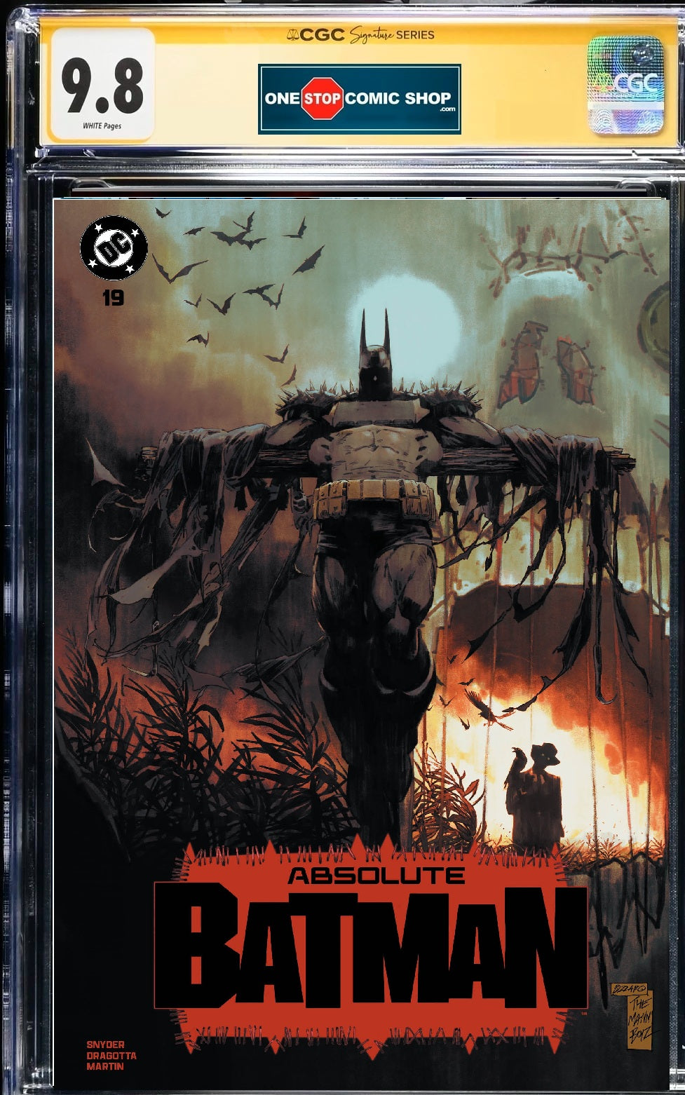 CGC Signature Series 9.8 - Absolute Batman #19 - signed by Seth Mann - PRE-SALE 8/26