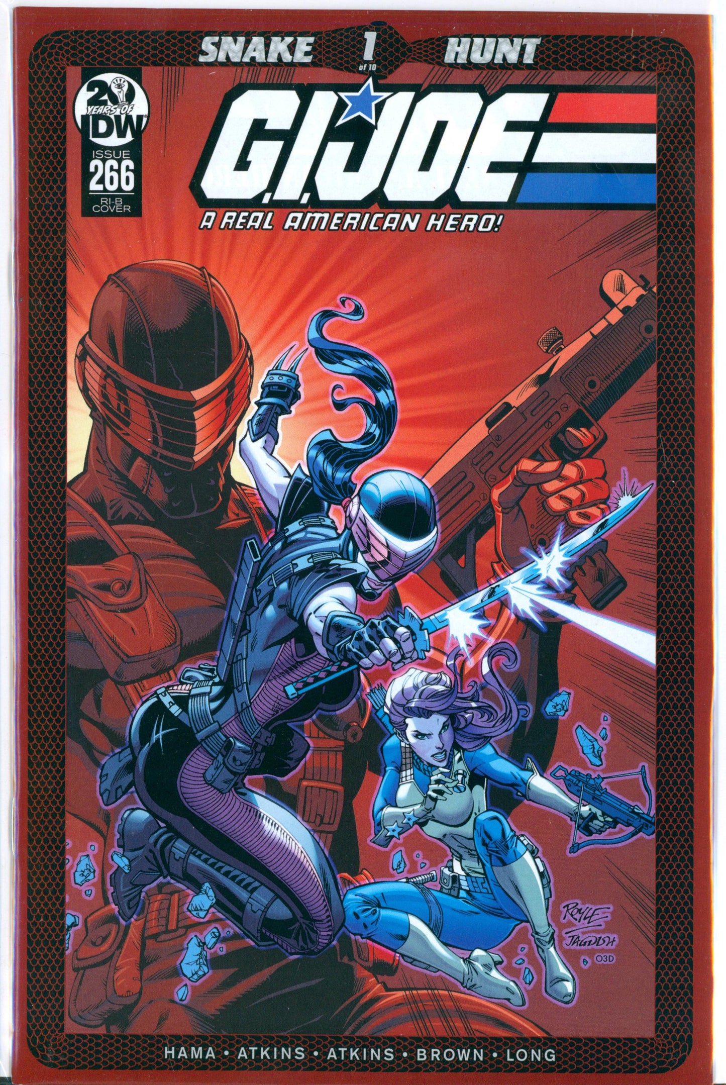 (WAREHOUSE FIND) G.I. Joe A Real American Hero #266 1:15 Ratio Variant by John Royle