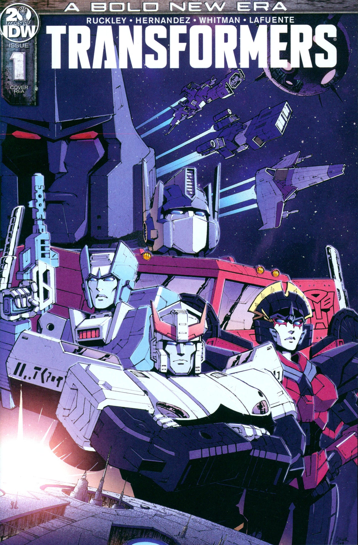 (WAREHOUSE FIND) Transformers #1 1:10 Ratio Variant by Casey Coller