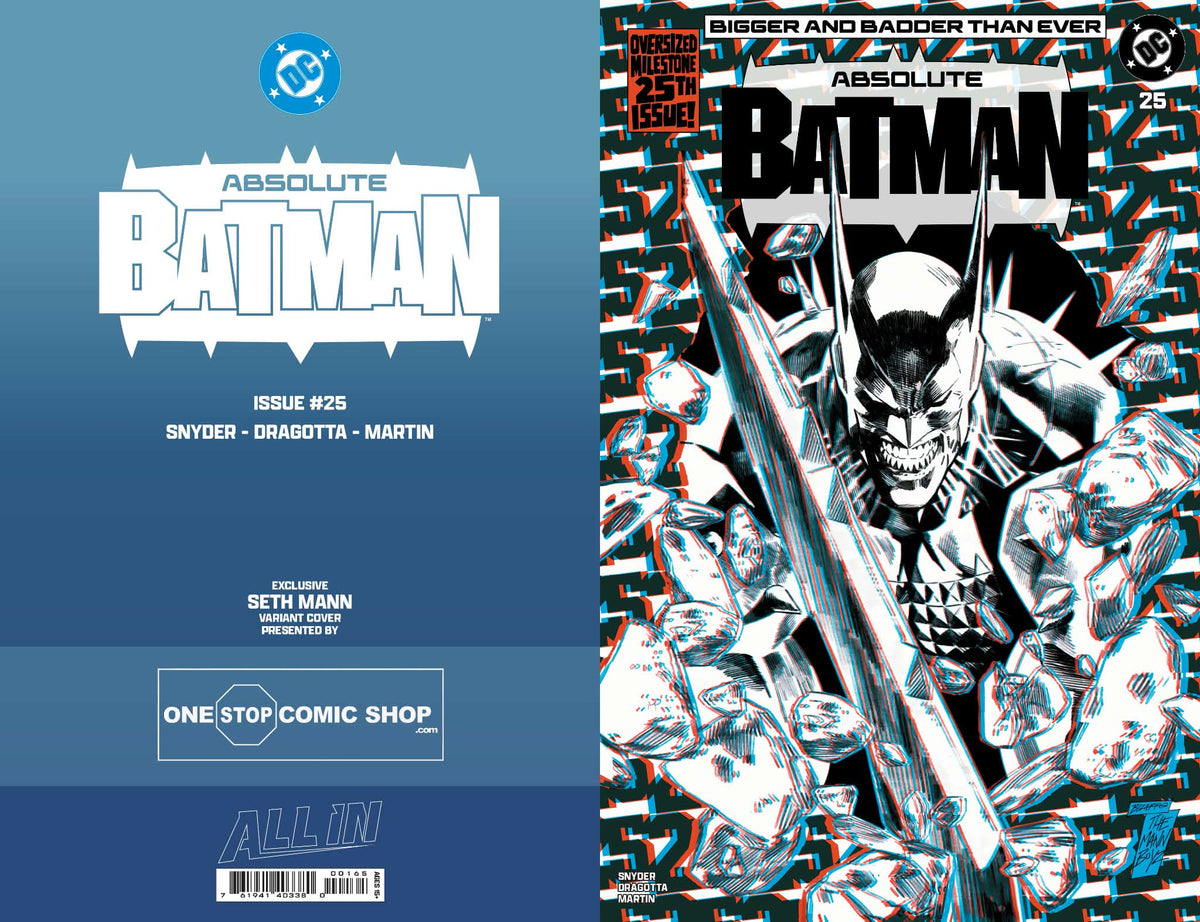Absolute Batman #25 CARDSTOCK - NM 9.4+ LIMIT 1 PER PERSON (PRE-SALE MID NOVEMBER 2026)