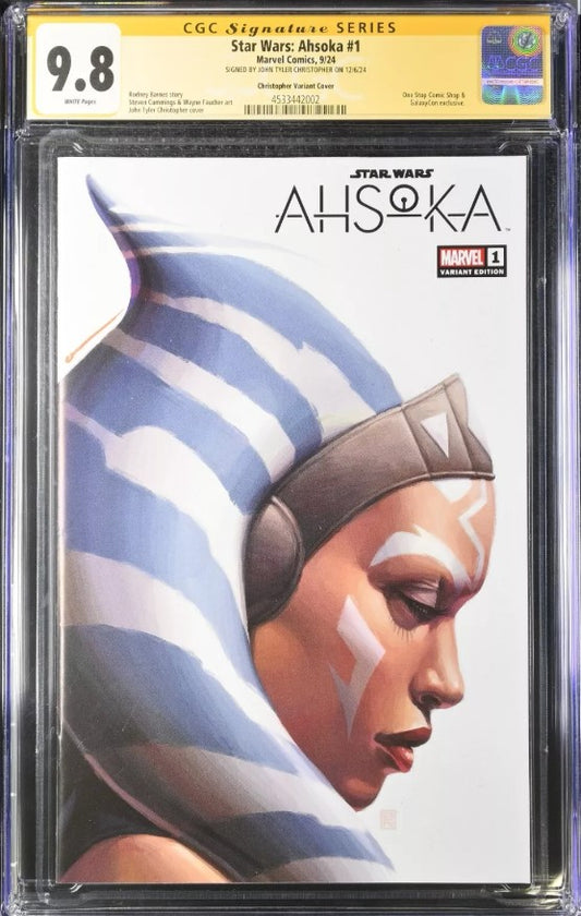 CGC Signature Series 9.8 - Star Wars Ahsoka #1 JTC EXCLUSIVE VARIANT
