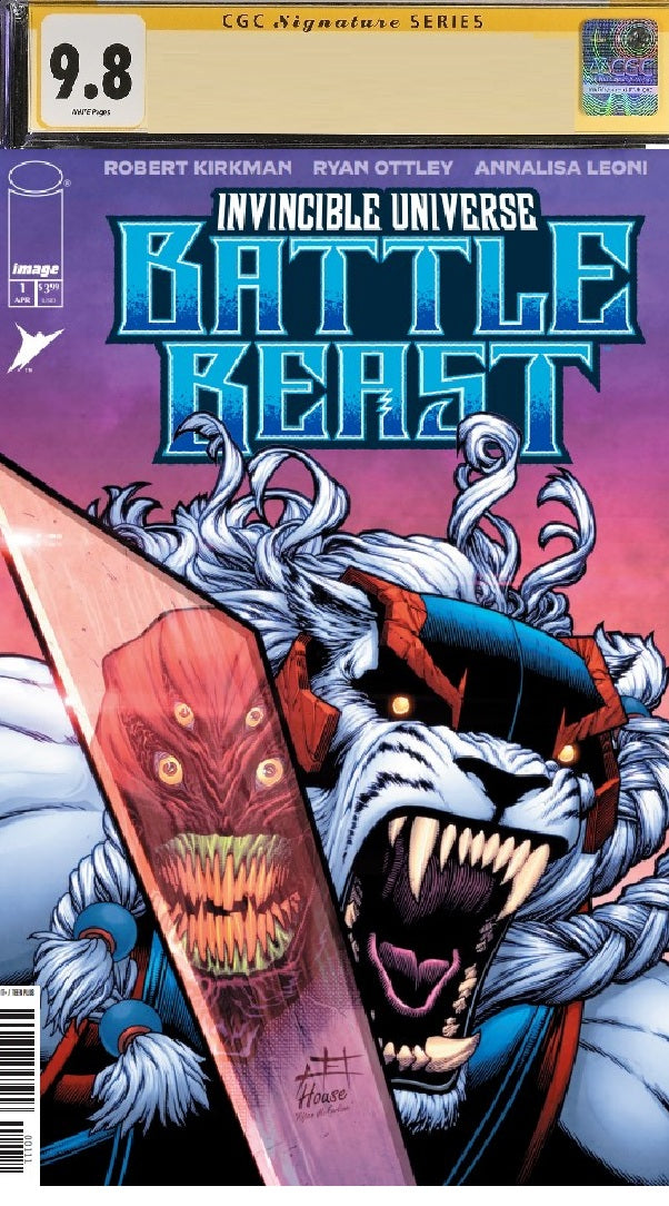 CGC Signature Series 9.8 - Invincible Universe: Battle Beast #1 signed by Jeff Edwards - PRE-SALE 9/25