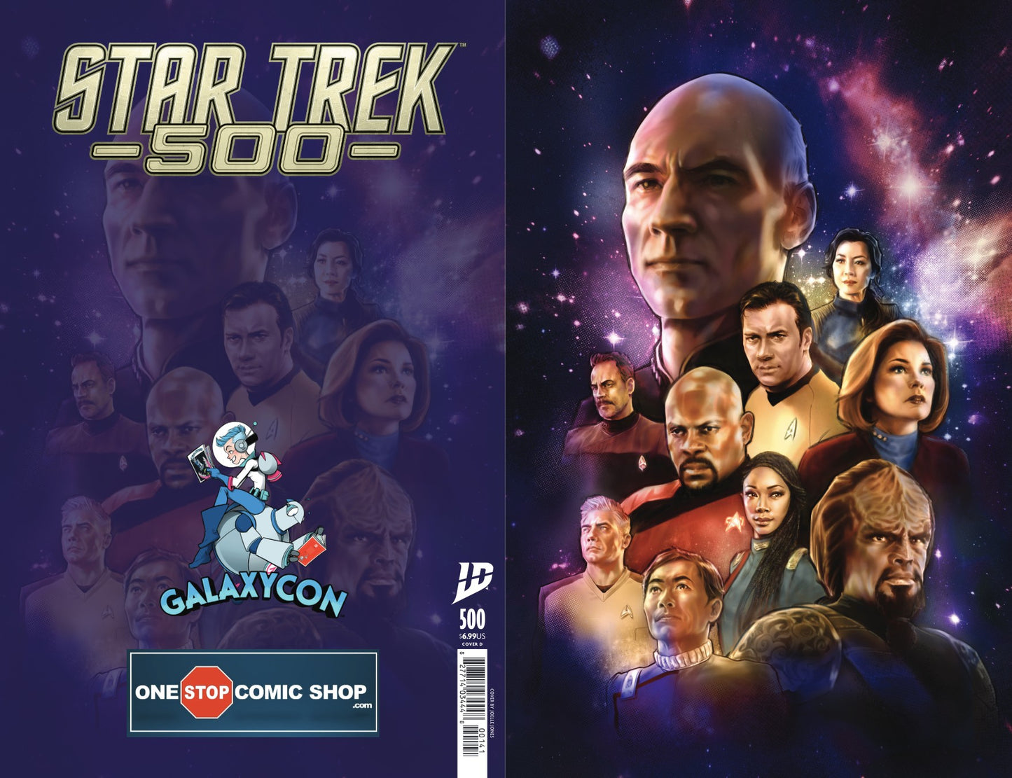 Star Trek #500 GALAXYCON EXCLUSIVE VARIANT D - FULL ART