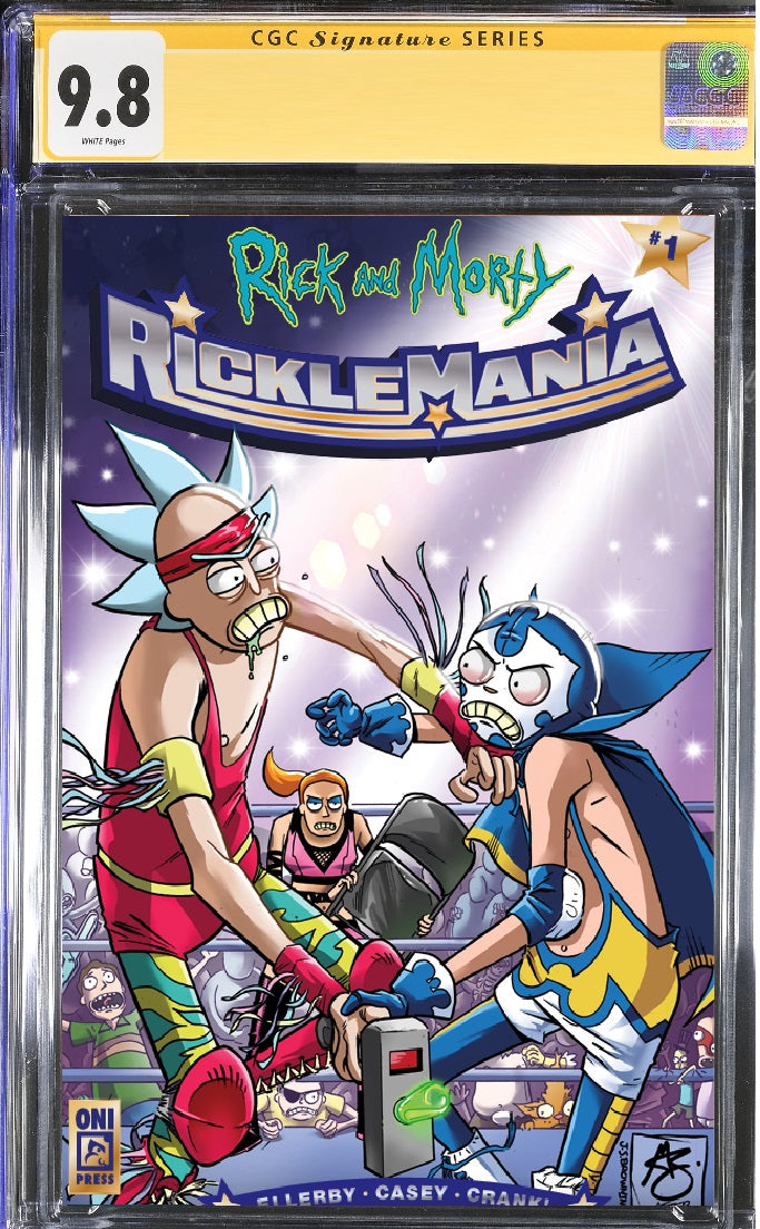 CGC Signature Series 9.8 - Rick and Morty RickleMania #1 - Greg Kirkpatrick Variant PRE-SALE 6/1