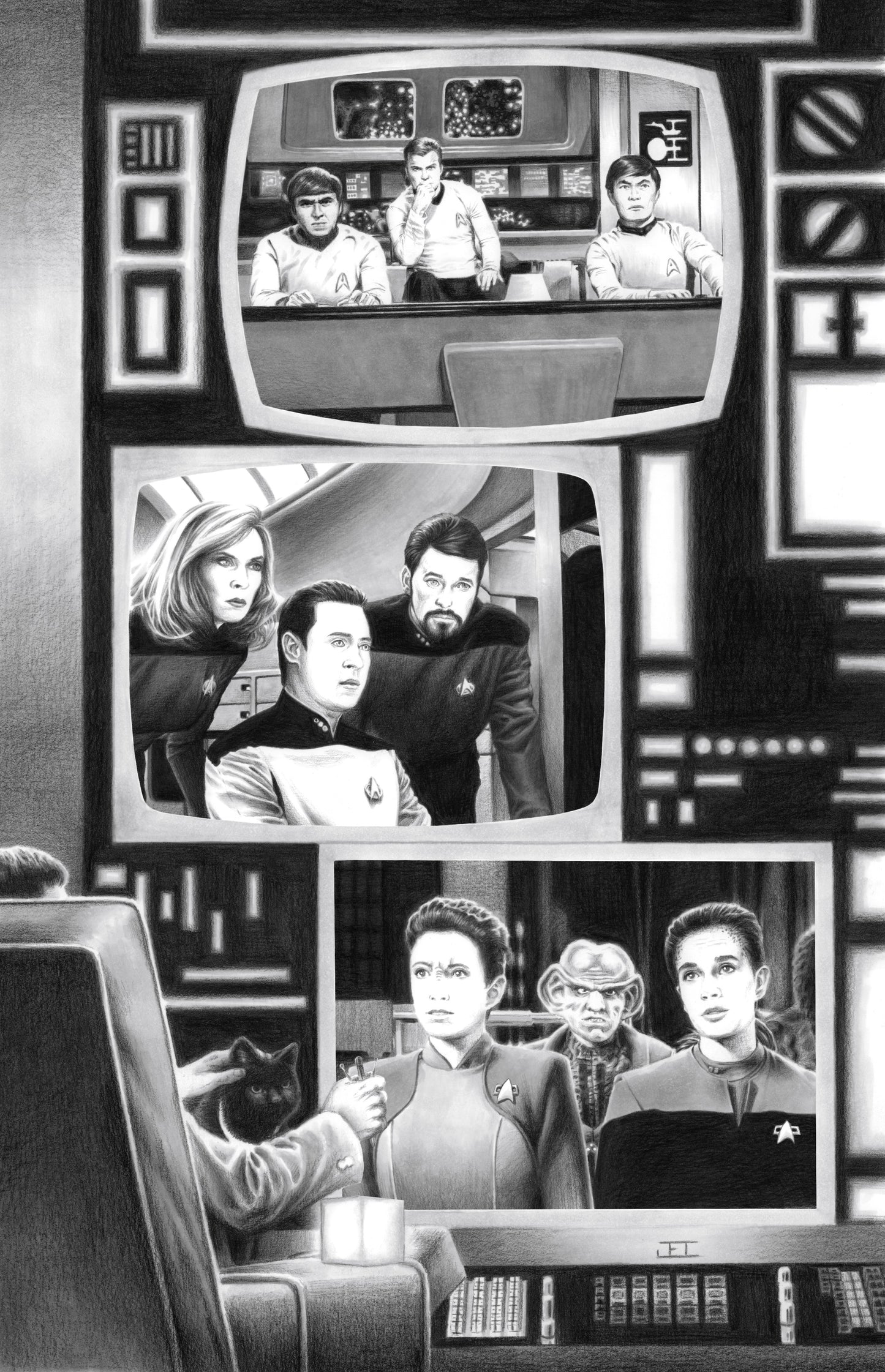 (SIGNED) Star Trek #500 GALAXYCON EXCLUSIVE VARIANT B by Jeff Edwards