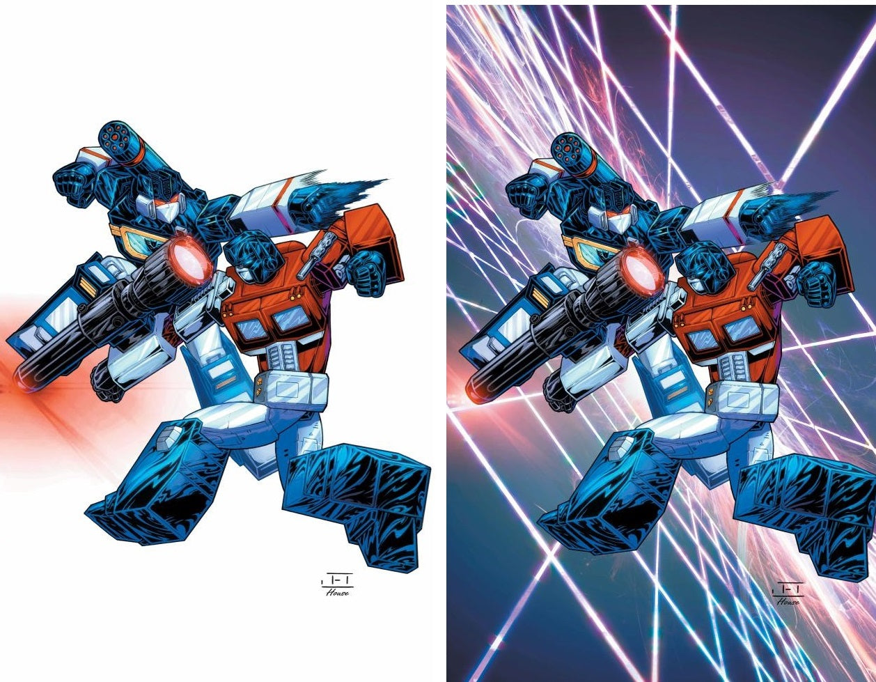 (SIGNED) Transformers #17 - TWO PACK FOIL & CARDSTOCK EXCLUSIVE VARIANTS signed by Jeff Edwards with COA