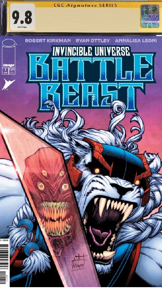 CGC Signature Series 9.8 - Invincible Universe: Battle Beast #1 signed by Jeff Edwards - PRE-SALE 9/25