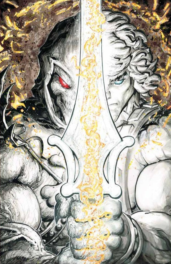 He-Man MOTU Sword of Flaws #1 - Freddie Williams II B&W Exclusive Variant - PRE-SALE