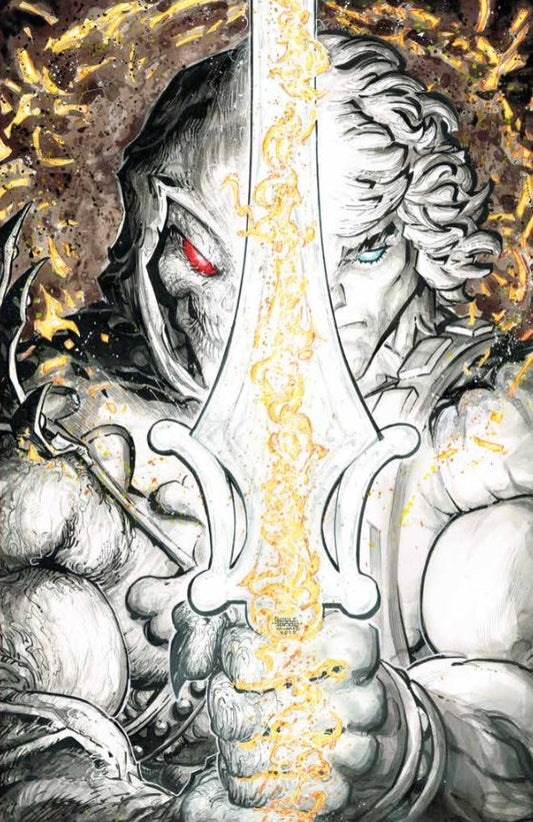 He-Man MOTU Sword of Flaws #1 - Freddie Williams II B&W Exclusive Variant - PRE-SALE