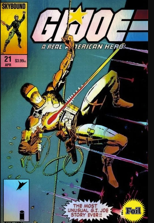 G.I. Joe A Real American Hero #21 SILENT ISSUE FOIL 1:25 VARIANT