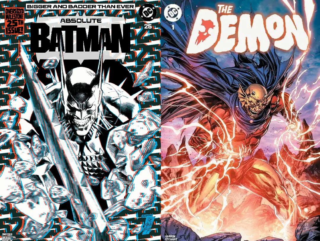TWO PACK Absolute Batman #25 & Demon #1 FOIL - Unsigned - NM 9.4+ LIMIT 1 PER PERSON (PRE-SALE MID NOVEMBER 2026)
