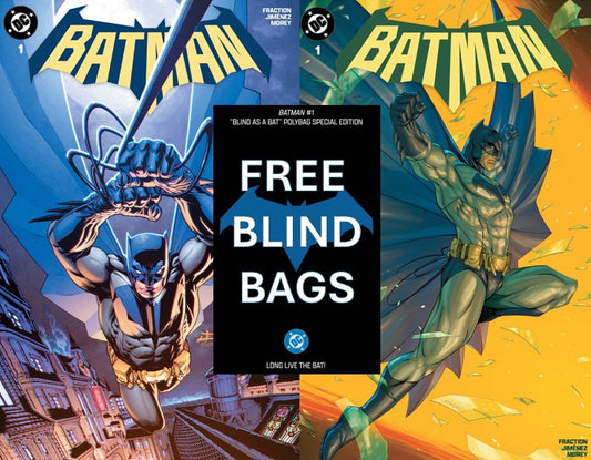 Batman #1 - One Stop Comic Shop Exclusive TWO PACK + FREE DC BLIND BAG